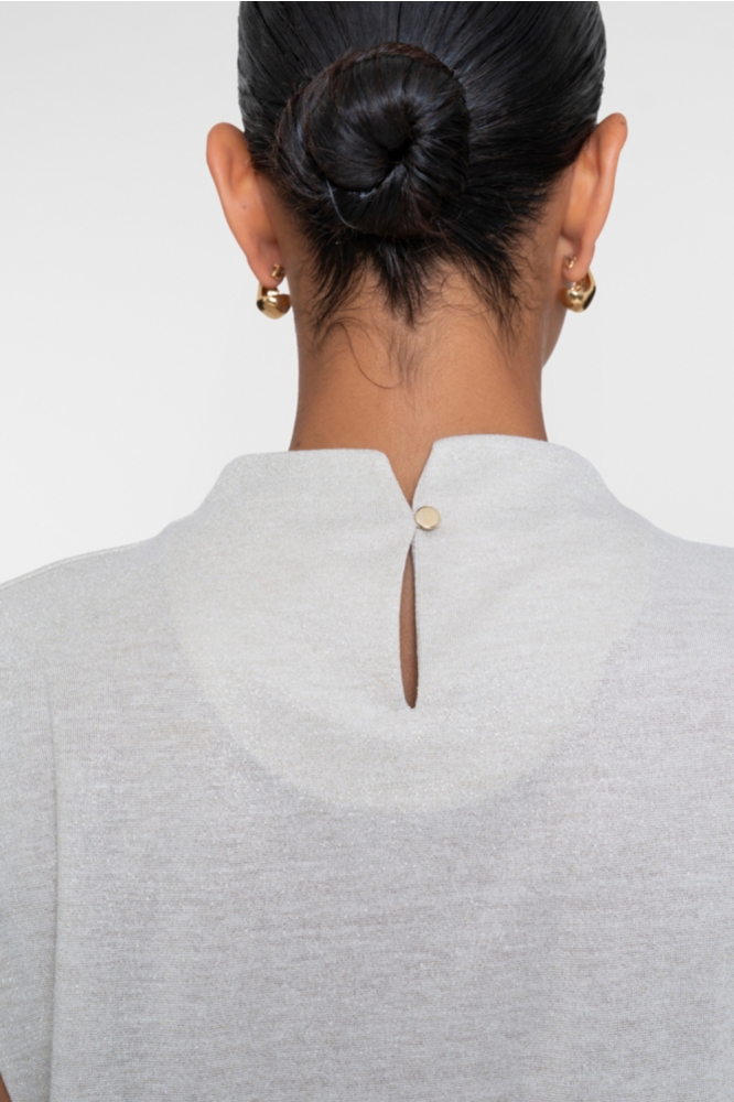 Geisha gouden dames top | Kleurstaal