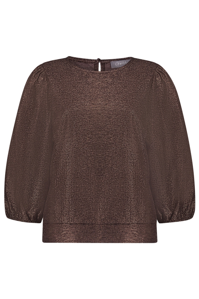 Geisha bronzen dames t-shirt | Vooraanzicht