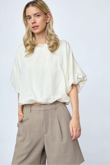 SisterS point T-shirt GUFO TOP5 20090 Cream Melange