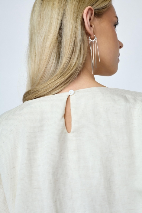 SisterS point beige dames t-shirt | Close up