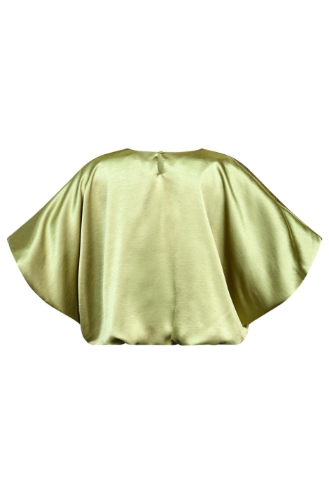 SisterS point groene dames t-shirt | Achteraanzicht