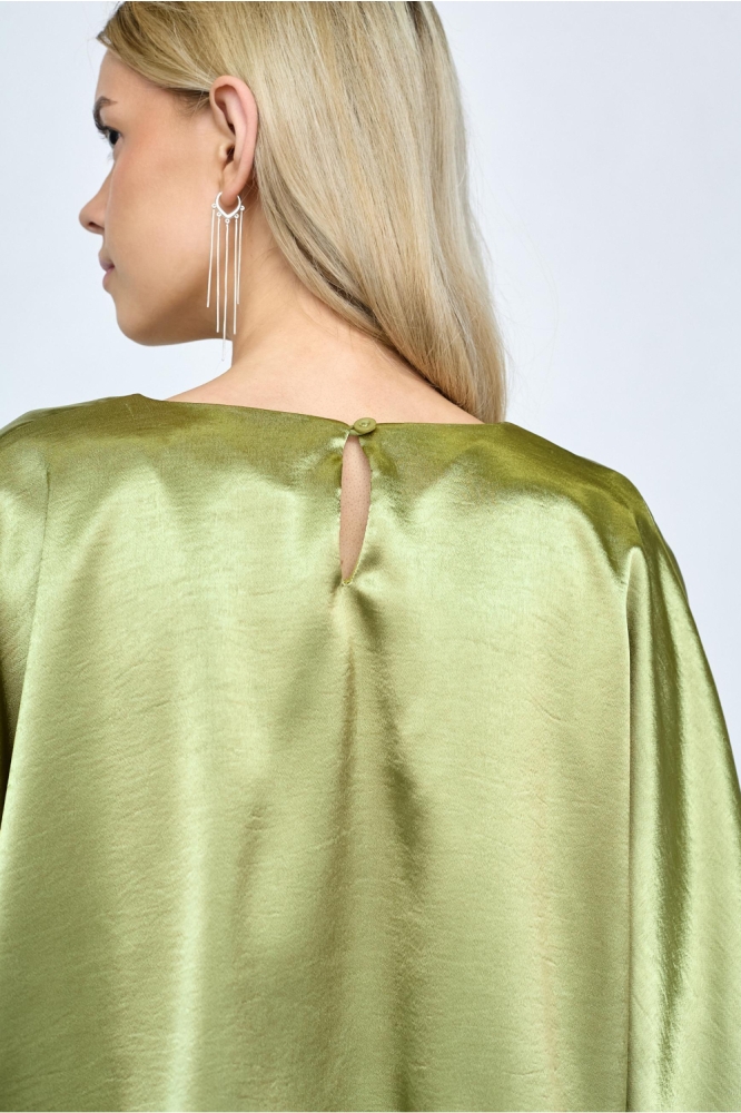 SisterS point groene dames t-shirt | Close up