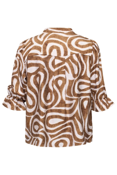 SisterS point camel dames t-shirt | Achteraanzicht