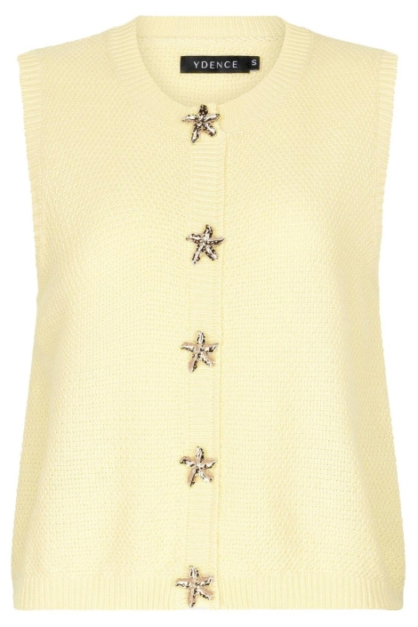 Ydence gele dames top | Vooraanzicht
