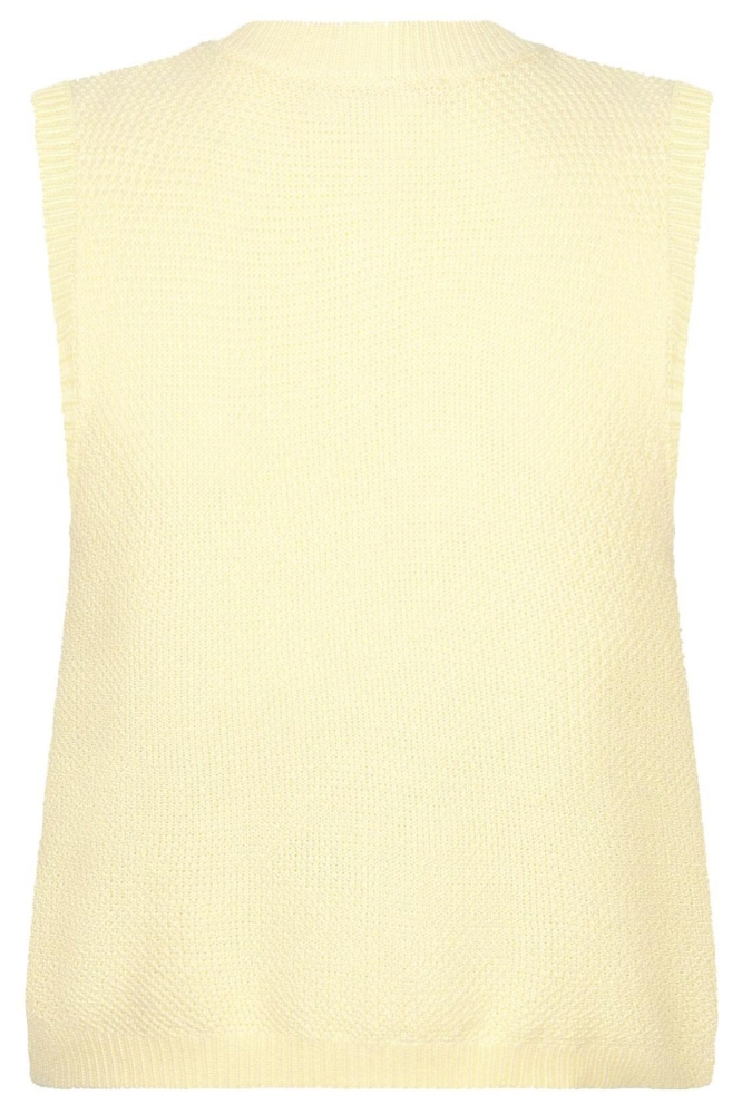 Ydence gele dames top | Achteraanzicht