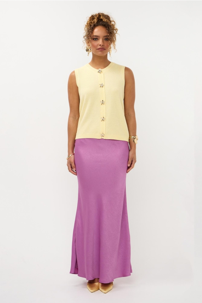 Ydence gele dames top | Model
