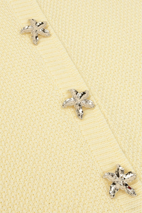Ydence gele dames top | Kleurstaal