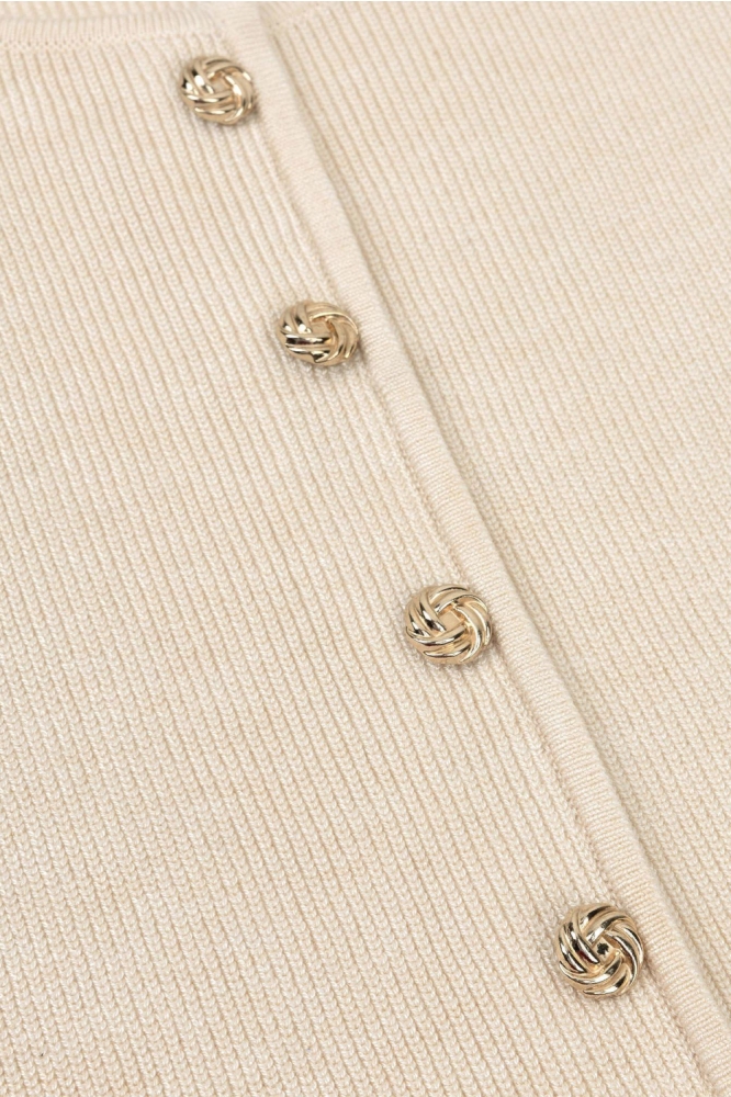 Ydence beige dames top | Close up