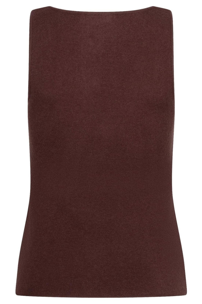 Ydence bruine dames top | Achteraanzicht