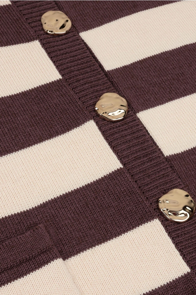 Ydence bruine dames gilet | Kleurstaal