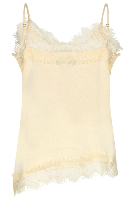 Ydence gele dames top | Achteraanzicht