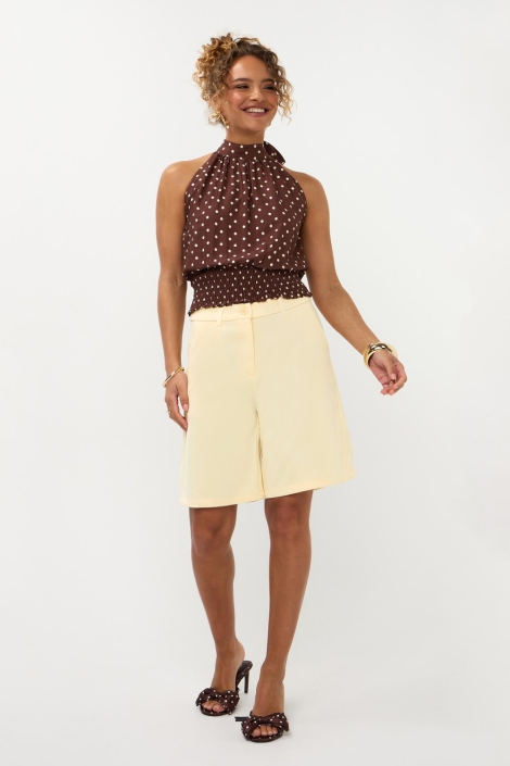 Ydence bruine dames top | Model