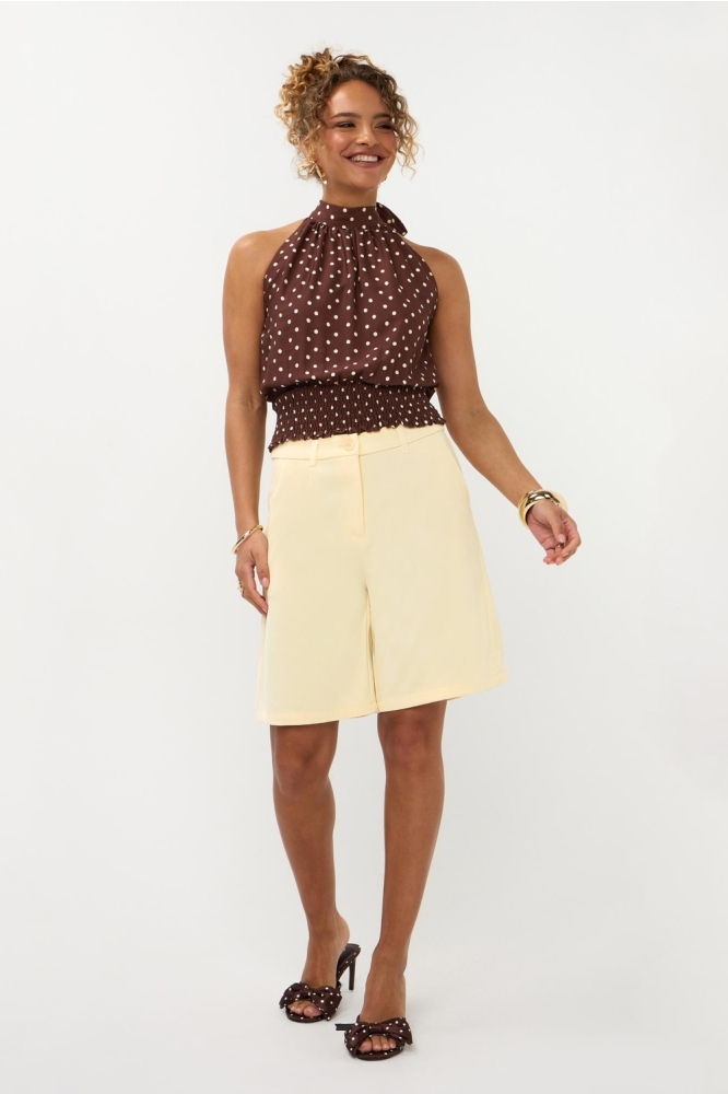 Ydence bruine dames top | Model