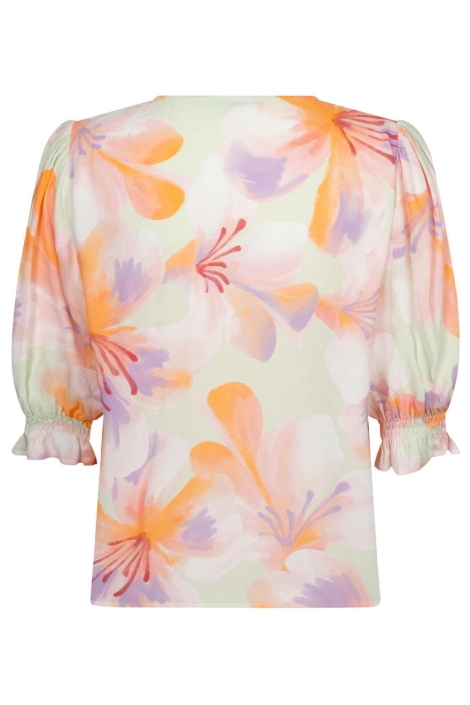 Ydence multi color dames top | Achteraanzicht