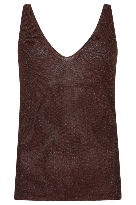 Ydence bruine dames top | Vooraanzicht