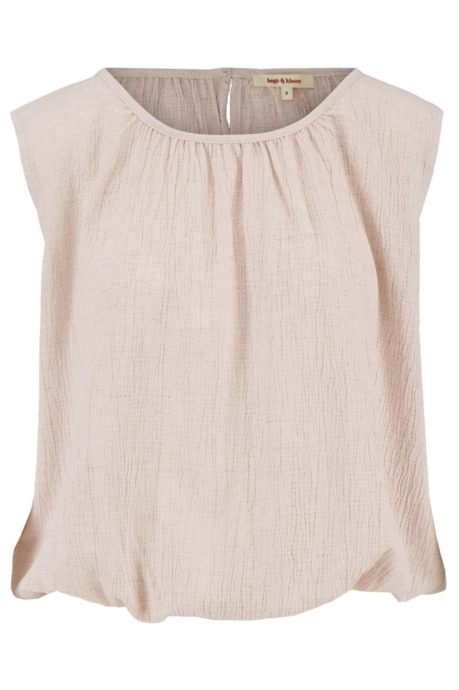 Zusss ecru dames top | Vooraanzicht