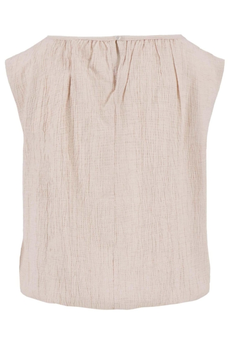 Zusss ecru dames top | Achteraanzicht