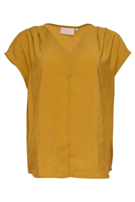 Maicazz gele dames t-shirt | Vooraanzicht