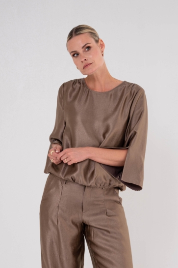 Maicazz Blouse TILAN TOP SU26 60 308 CLAY