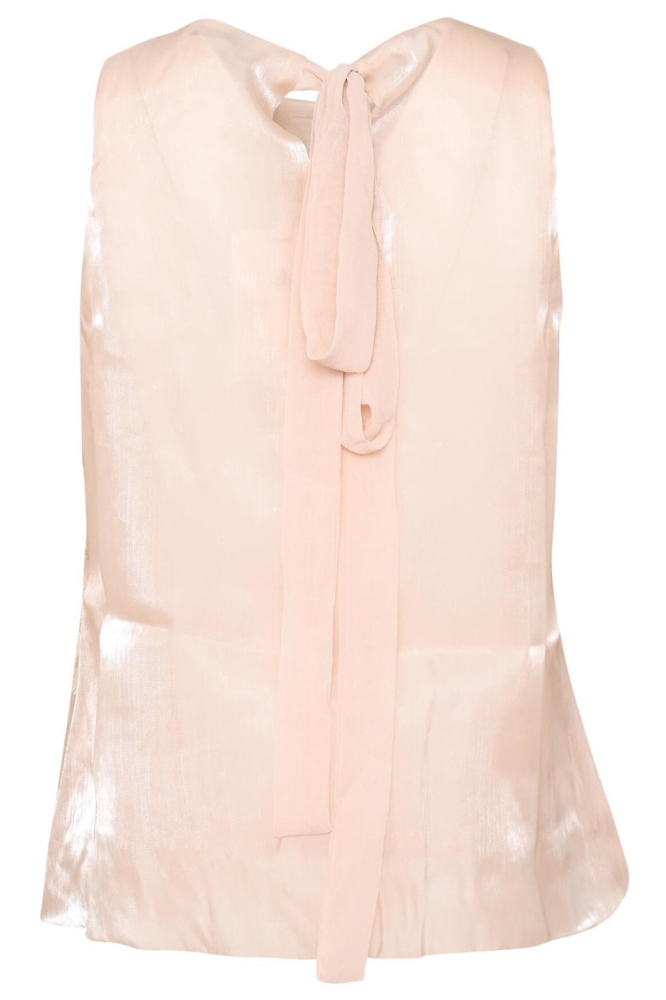 Maicazz beige dames top | Achteraanzicht