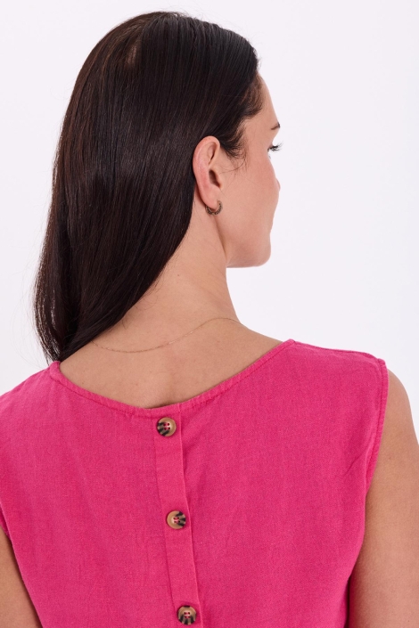 Freequent roze dames top | Close up