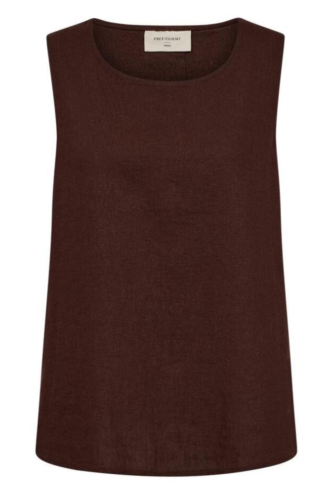 Freequent bruine dames top | Vooraanzicht