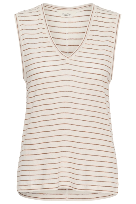 Part Two ecru dames top | Vooraanzicht