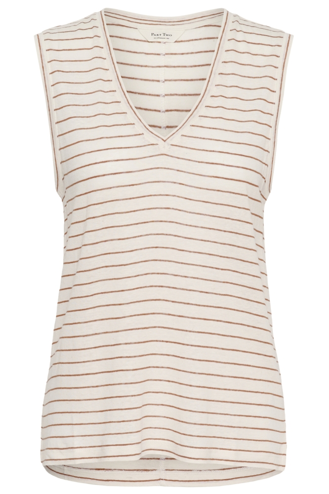 Part Two ecru dames top | Vooraanzicht