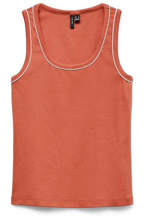 Vero Moda oranje dames top | Vooraanzicht