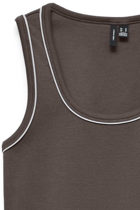 Vero Moda bruine dames top | Close up
