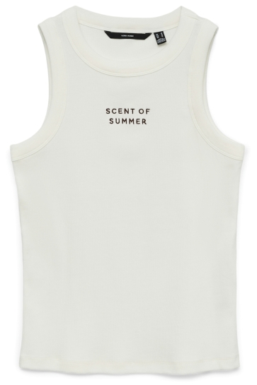 Vero Moda vmnira caisa sl tank top box jrs Wit
