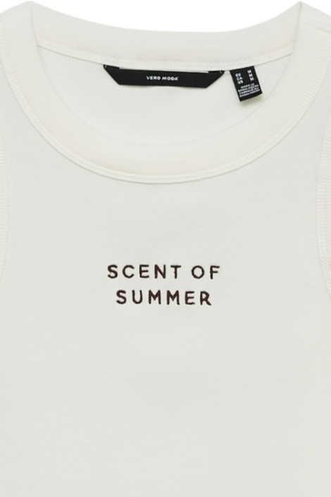 Vero Moda witte dames top | Close up