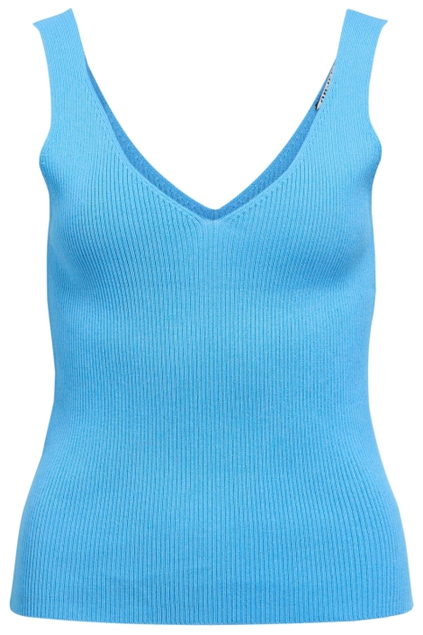 Object blauwe dames top | Vooraanzicht