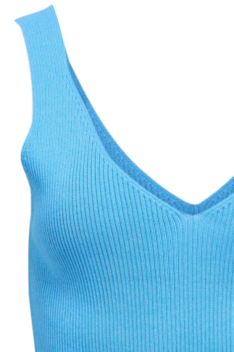 Object blauwe dames top | Close up