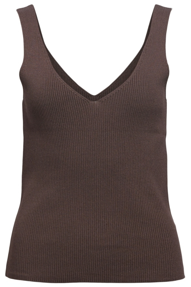 Object bruine dames top | Vooraanzicht