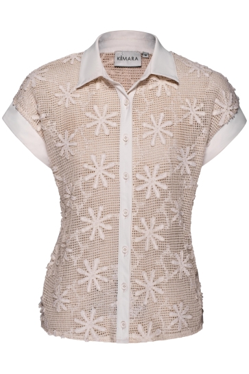 Kimara Blouse LUNA TOP KR30 13022 315 100 WHITE
