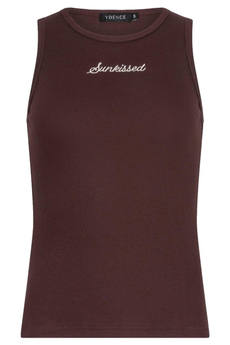 Ydence bruine dames top | Vooraanzicht