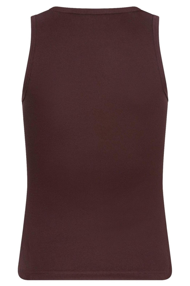 Ydence bruine dames top | Achteraanzicht