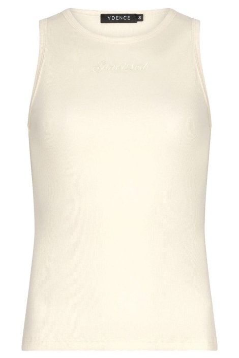 Ydence ecru dames top | Vooraanzicht