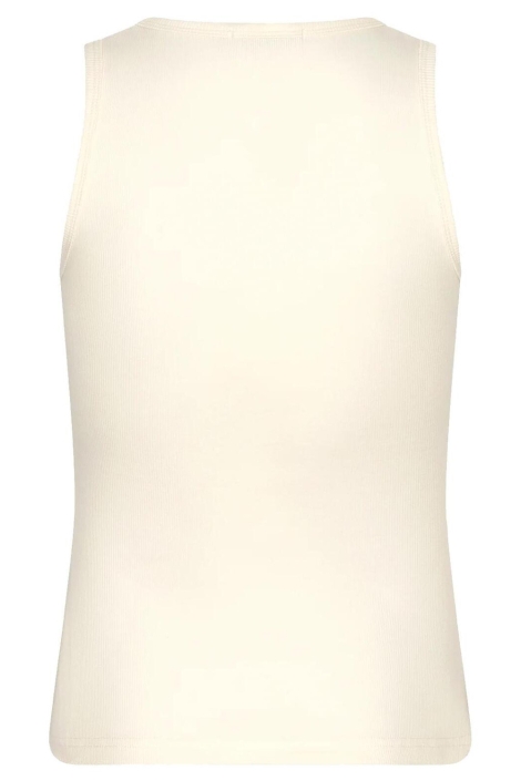 Ydence ecru dames top | Achteraanzicht