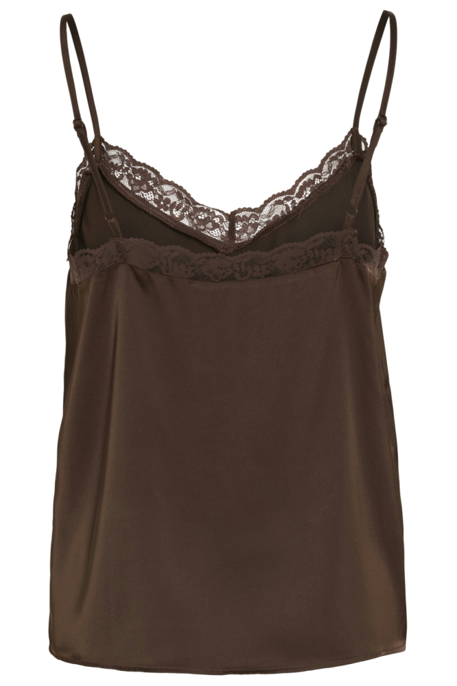 Vila bruine dames top | Achteraanzicht