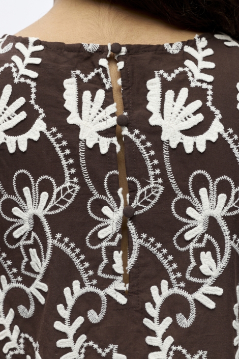 Object bruine dames t-shirt | Close up