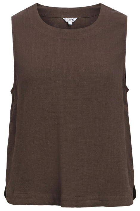 Object bruine dames top | Vooraanzicht