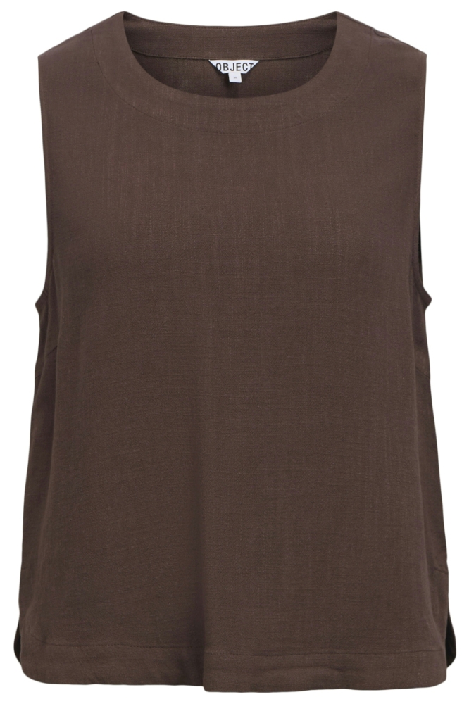 Object bruine dames top | Vooraanzicht