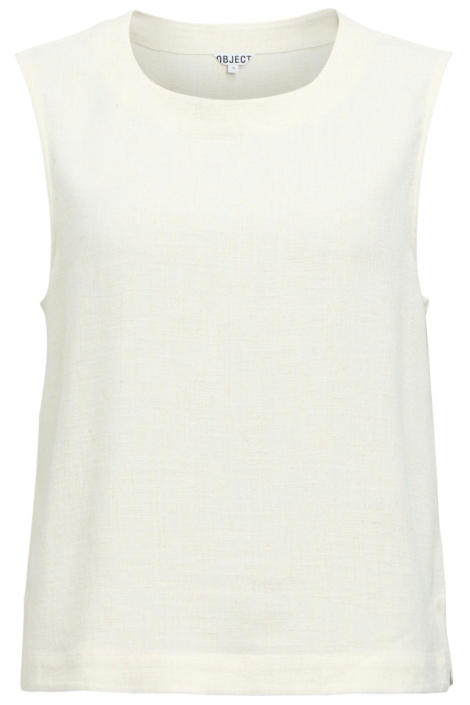 Object beige dames top | Vooraanzicht