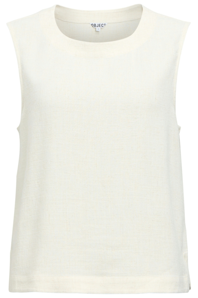 Object beige dames top | Vooraanzicht