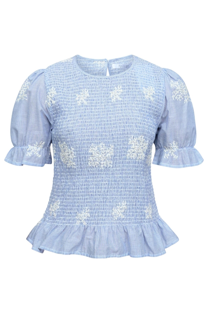 SisterS point blauwe dames t-shirt | Vooraanzicht