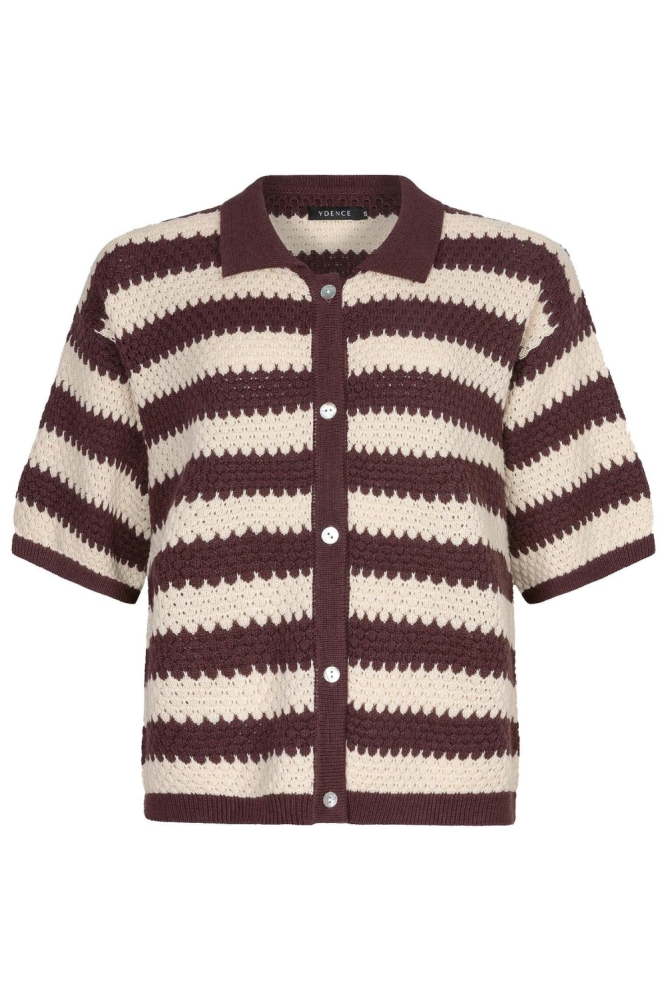 Ydence bruine dames vest | Vooraanzicht