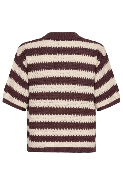 Ydence bruine dames vest | Achteraanzicht