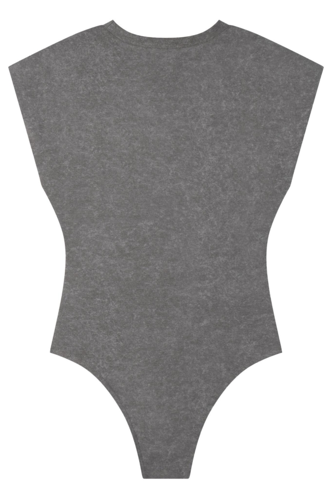 Refined Department grijze dames top | Achteraanzicht